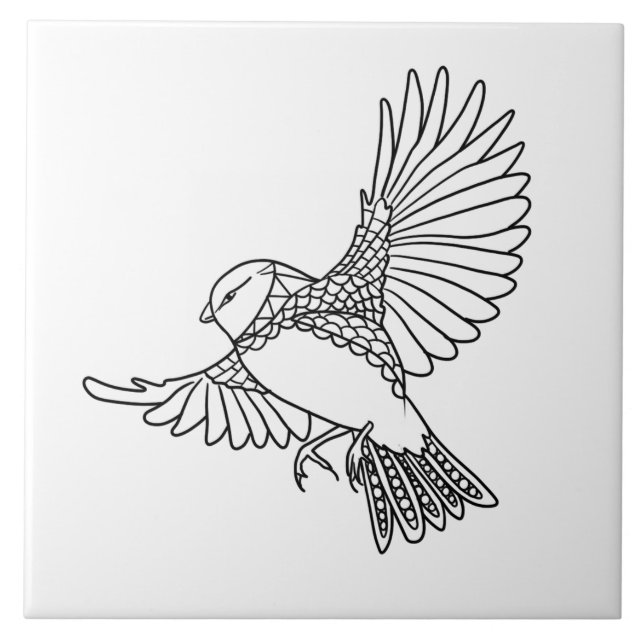 Azulejo Bird (Frente)