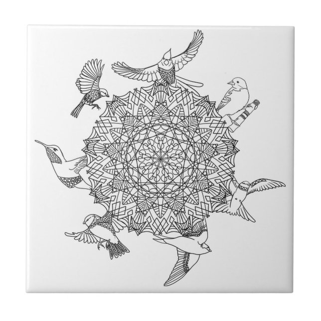 Azulejo Bird (Frente)