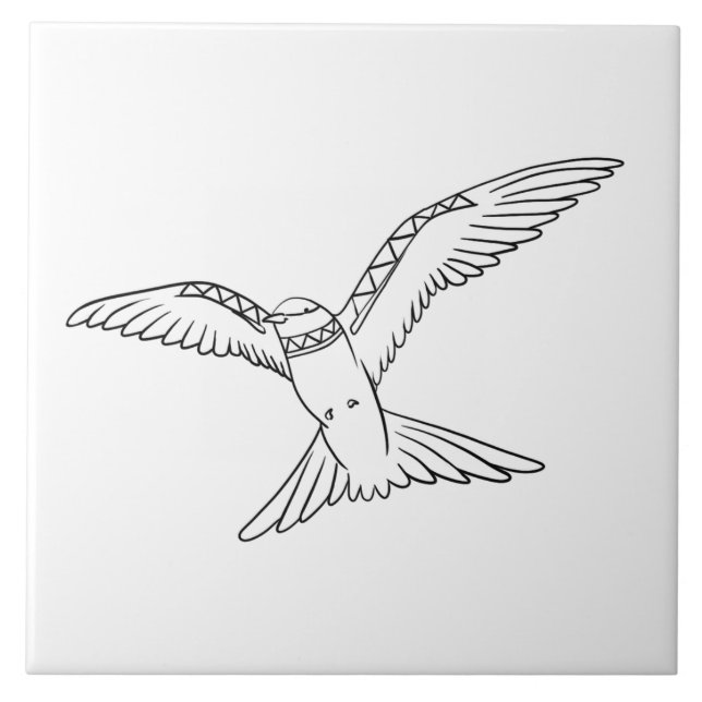 Azulejo Bird (Frente)