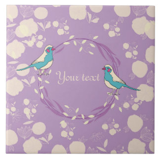 Azulejo Bird Ceramic Tile