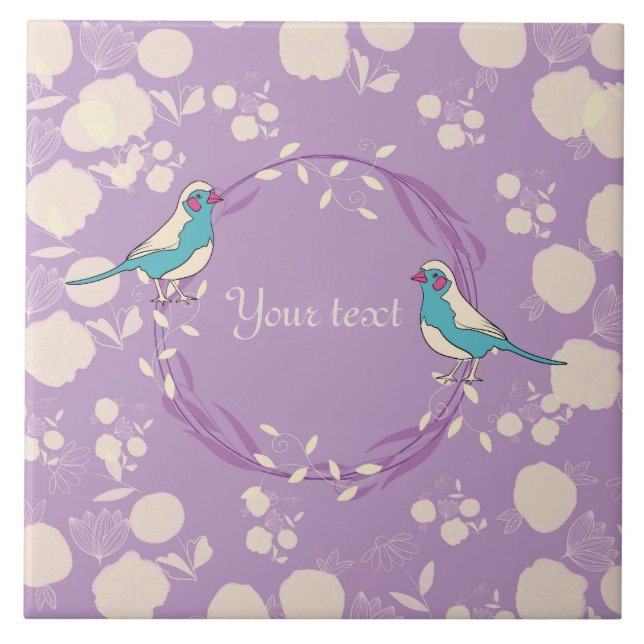 Azulejo Bird Ceramic Tile (Frente)
