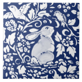 Azulejo Bird Dedham Delft Morris C