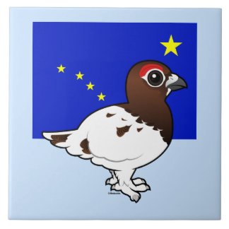 Azulejo Birdorable oficial de Alaska: Perdiz nival del