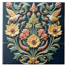 Azulejo Birdsong Gossip at the Ornamental Blooms