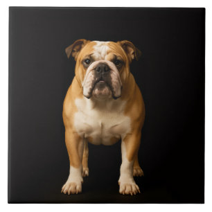 Azulejo Black 4 Luxe con Bulldog Stamina