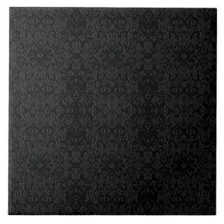Azulejo Black Geometric Pattern – Modern Minimalist Design