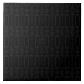 Azulejo Black Geometric Pattern – Modern Minimalist Design