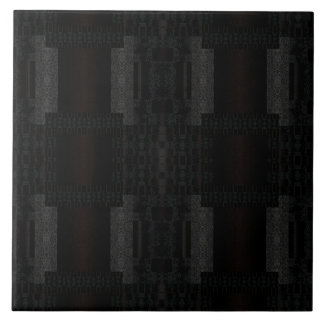 Azulejo Black Geometric Pattern – Modern Minimalist Design