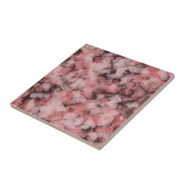 Azulejo Black Gray Pink White Modern Geometric Abstract 