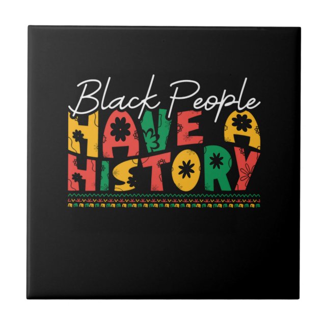 Azulejo black_people_have_a_History_02 (Frente)