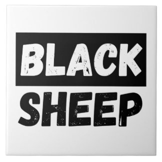 Azulejo Black Sheep Bold Distressed Rebel Streetwear Art