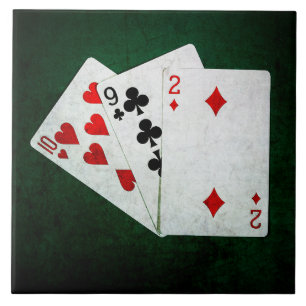 Azulejo Blackjack 21 punto - Diez, Nueve, Dos