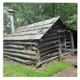 Azulejo Blacksmith Shop en Mabry Mill, Virginia