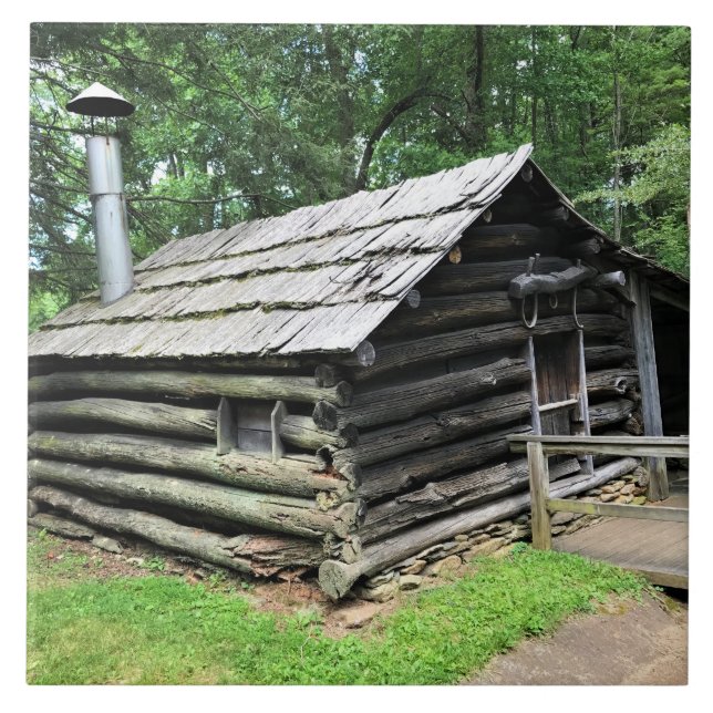 Azulejo Blacksmith Shop en Mabry Mill, Virginia (Frente)