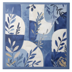 Azulejo Blanco Azul Mediterráneo