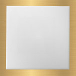 Azulejo Blanco minimalista<br><div class="desc">Mosaico Blanco. El blanco coincide con las baldosas de patrón oro y blanco.</div>