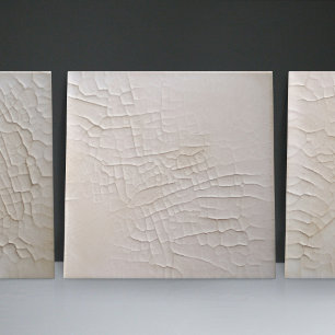 Azulejo Blanco Minimalista con Revestimiento Falso