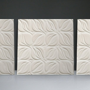 Azulejo Blanco Minimalista con Revestimiento Falso