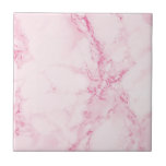 Azulejo Blanco rosa marrón<br><div class="desc">Elegante y moderno estampado de mármol rosa pastel.</div>