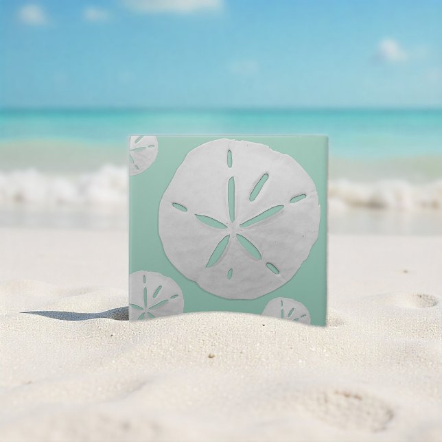 Azulejo Blanco Turquesa Tropical Playa Dólar de Arena Cost (Subido por el creador)