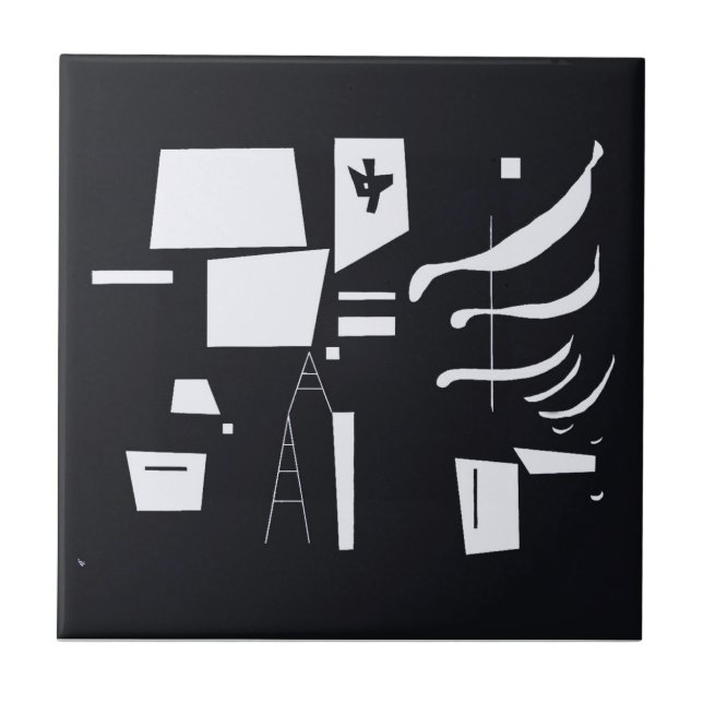 Azulejo Blanquecino y duro - Kandinsky (Frente)