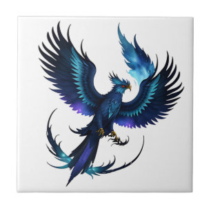 Azulejo bleu phoenix