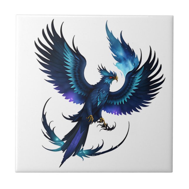 Azulejo bleu phoenix (Frente)