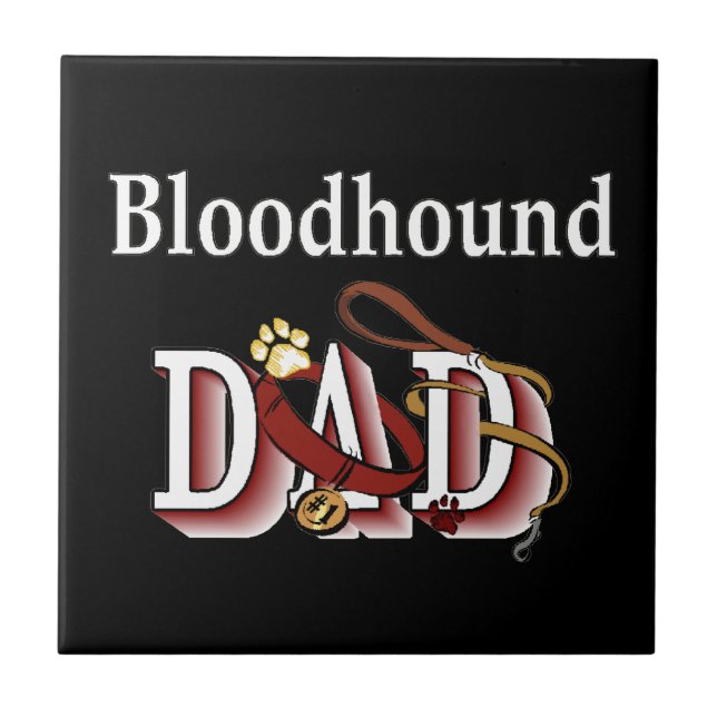 Azulejo Bloodhound Dad (Frente)