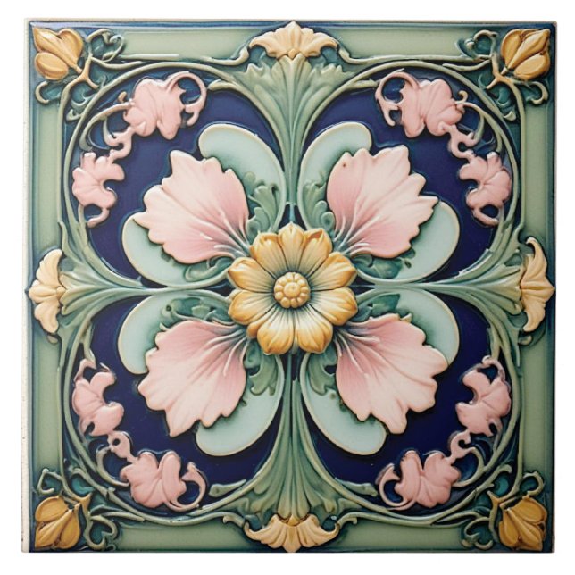Azulejo Bloom primaveral (Frente)