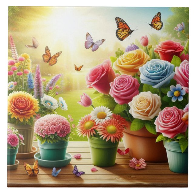 Azulejo Blooms encantados (Frente)