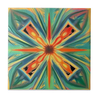 Azulejo Blooms simétricos