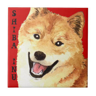 Azulejo Bloque del color de Shiba Inu