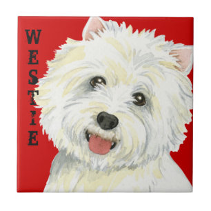 Azulejo Bloque del color de Westie