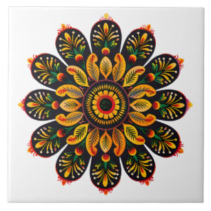 Azulejo Blossom Burst Ceramic Tile