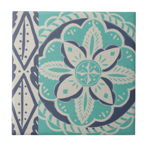 Azulejo Blue Batik Tile IV
