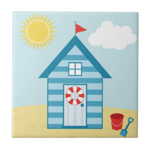 Azulejo Blue Beach Hut