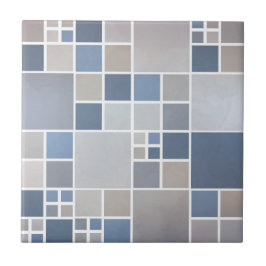Azulejo Blue Beach Mosaic Pattern Kitchen Baño Tile