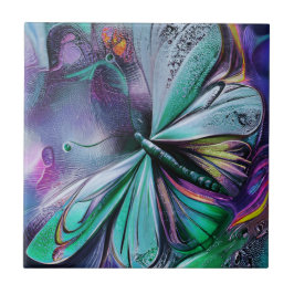 Azulejo Blue Butterfly