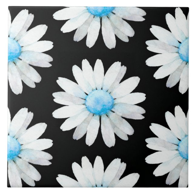 Azulejo Blue Dotted Daisy's (Frente)