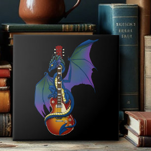 Azulejo Blue Dragon Sunburst Guitar Music