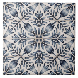 Azulejo Blue Dutch Delft Pattern 