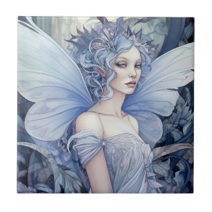 Azulejo Blue Fairy Fantasy Art