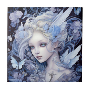 Azulejo Blue Fairy Fantasy Art