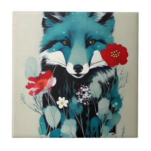 Azulejo Blue Fox Ceramic Tile
