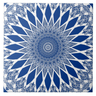Azulejo Blue Pacific Tristyns Mandala