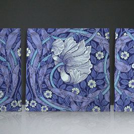 Azulejo Blue Pimpernel Seamless 1/2 William Morris