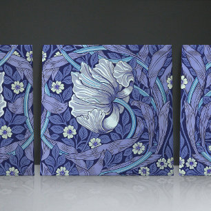 Azulejo Blue Pimpernel Sin Costuras 2/2 William Mo