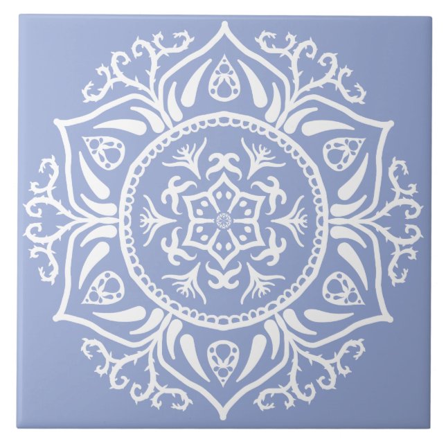 Azulejo Blueberry Mandala (Frente)