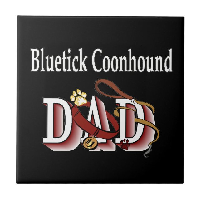 Azulejo Bluetick Coonhound Dad (Frente)