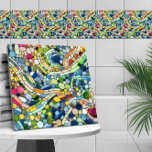 Azulejo Bocas coloridas Mosaico Arte<br><div class="desc">Bocas coloridas Mosaico Arte</div>